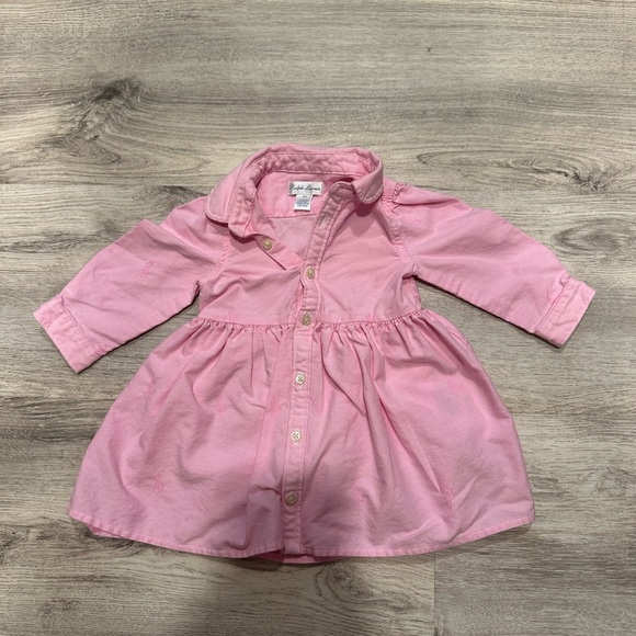Polo Ralph Lauren Other - Polo by Ralph Lauren Light Pink Button-Down Dress